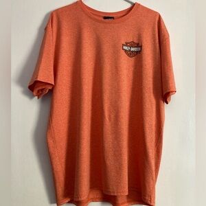 Harley-Davidson SZ XL Orange Short Sleeve Tee
